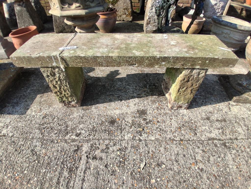 stone bench