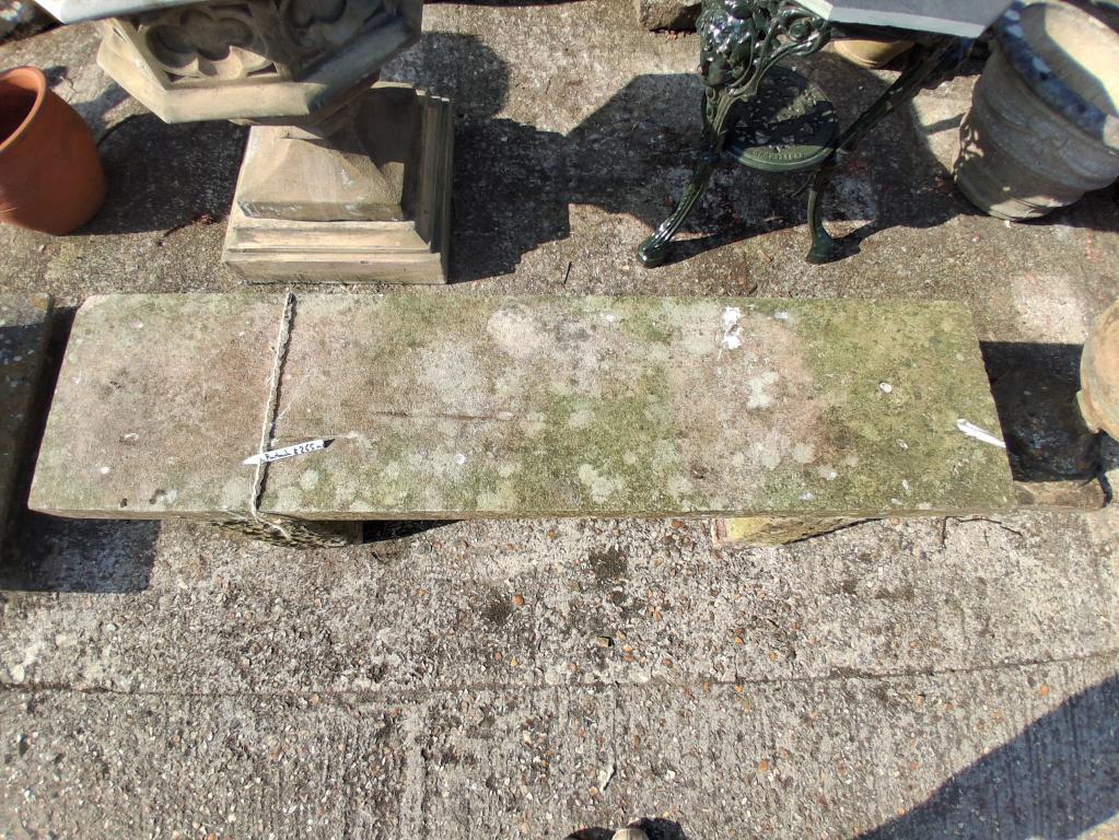 stone bench