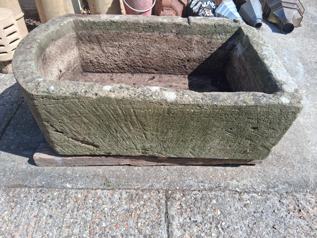 Stone trough