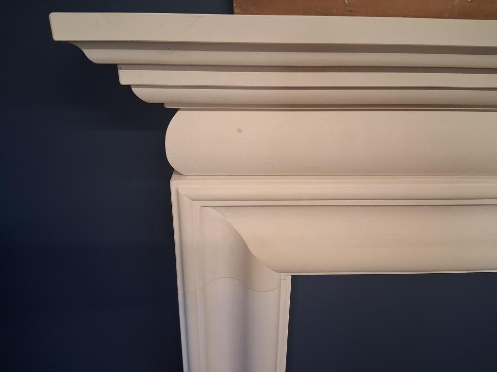 stone fireplace