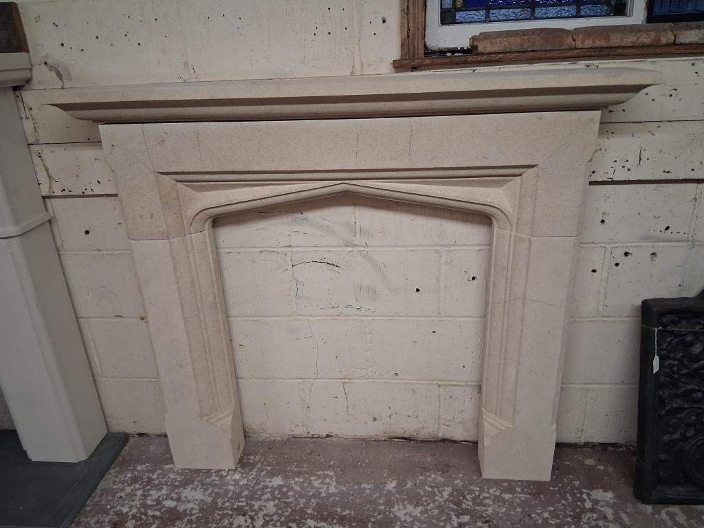 stone fireplace