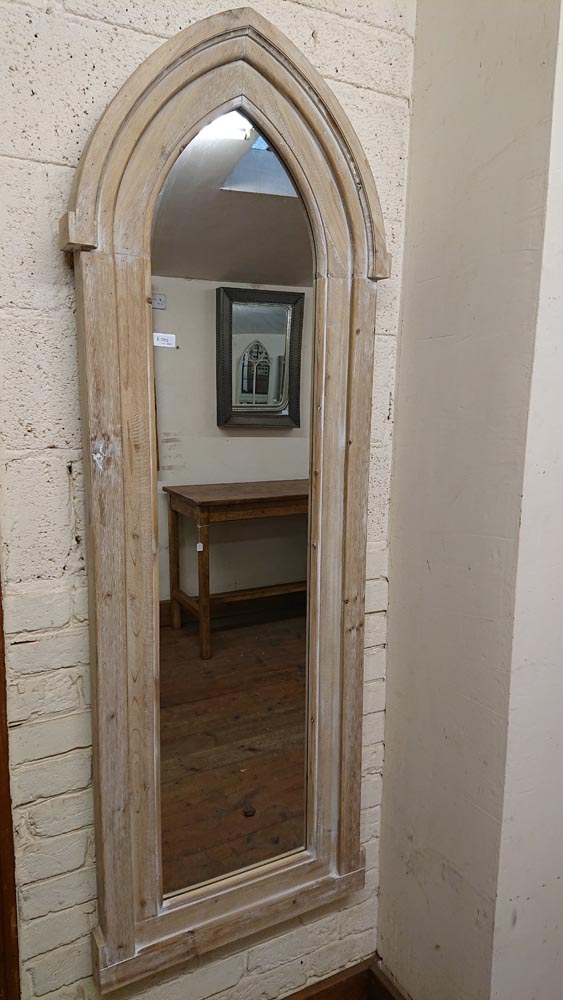 <p>Gothic Style, Wood Mirror</p><p>172 cm x 60 cm</p>