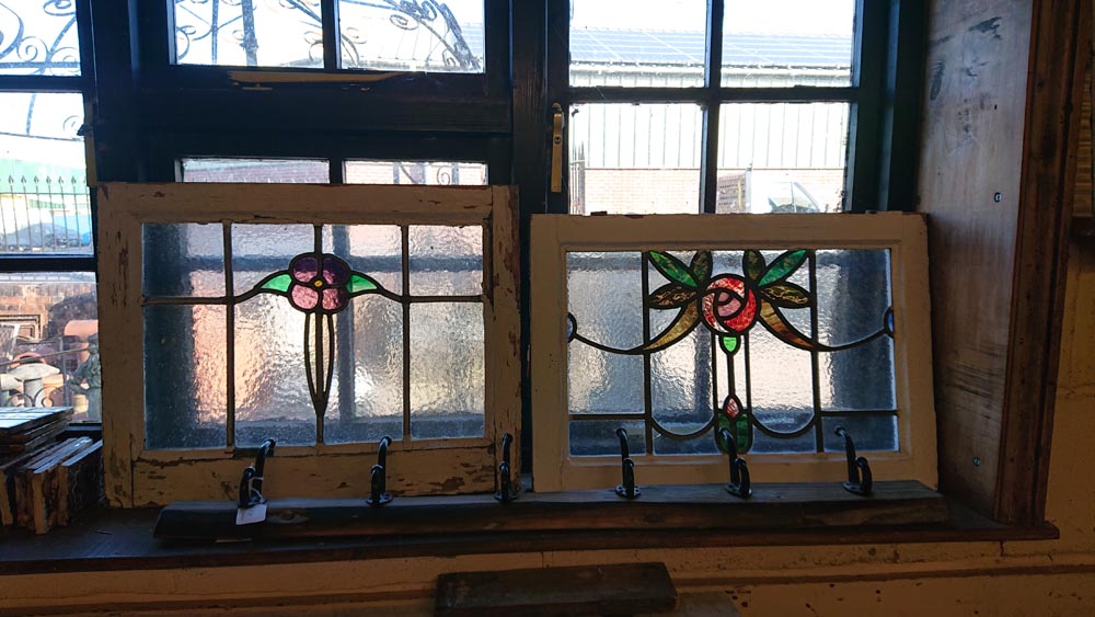 <p>We have a selection of stain glass windows in stock
