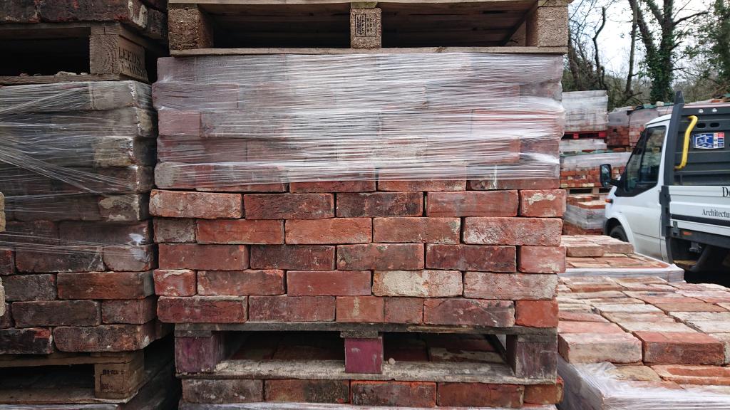 <p>Handmade Red Bricks reclaimed from Poole, Dorset</p><p>2,600 in stock</p>