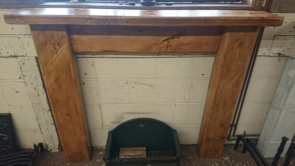 <p>Fire Surround made from Reclaimed Timber