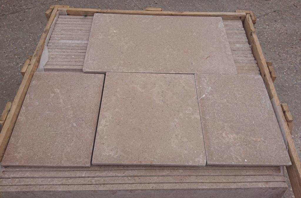 Limestone flooring