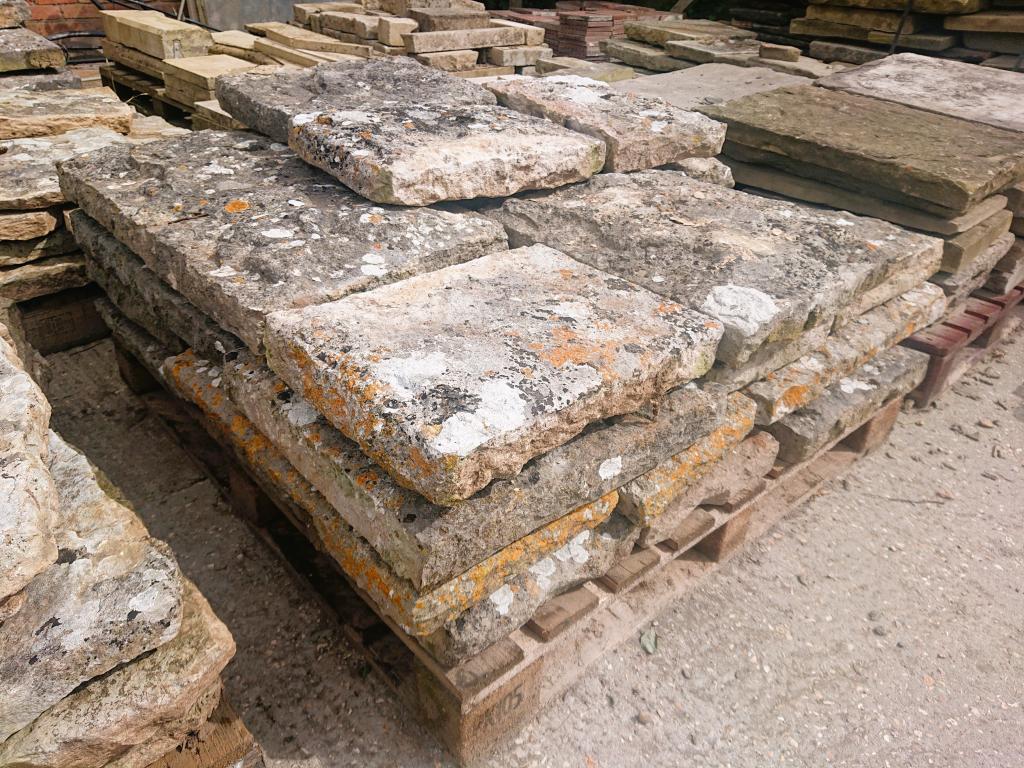 Purbeck stone wall capping