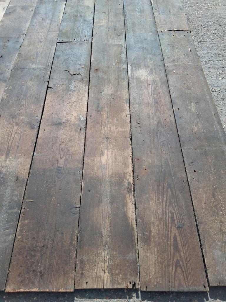 Old church pine flooring