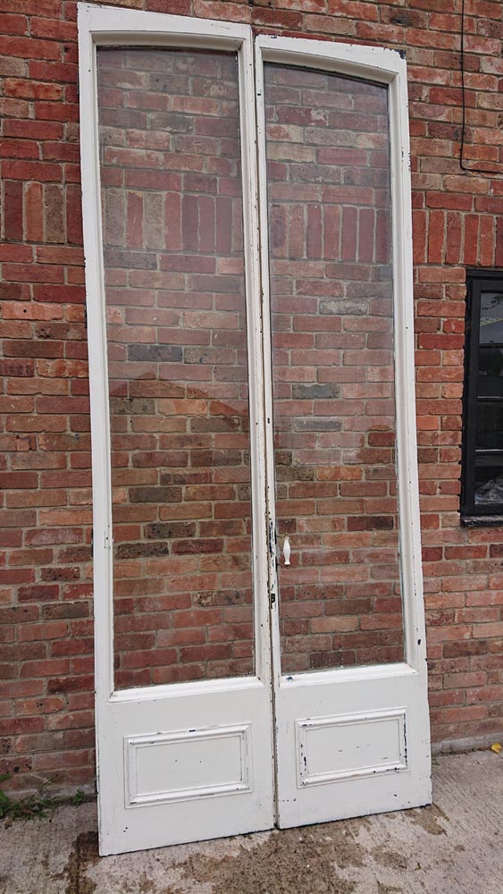 <p><span style="font-size: 1rem;">Pair of original large glazed doors</span></p><p>4ft 4" Wide</p><p>10ft 4" High