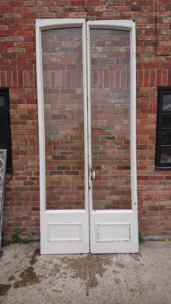 <p><span style="font-size: 1rem;">Pair of original large glazed doors</span></p><p>4ft 4" Wide</p><p>10ft 4" High