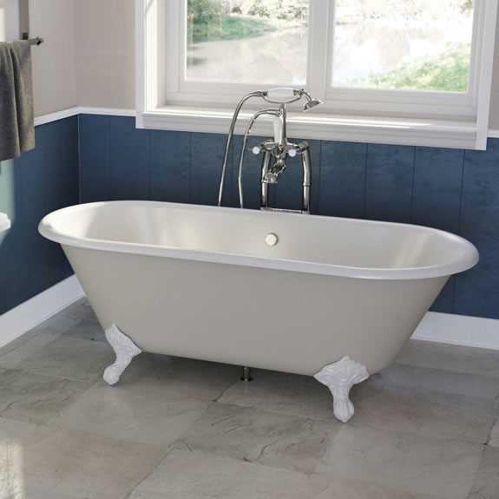 <p>Double ended cast iron Bath</p><p>1700 long 750 wide 580 high</p><p>Painted in choice of colour.</p><p>Bath feet painted or chrome finish