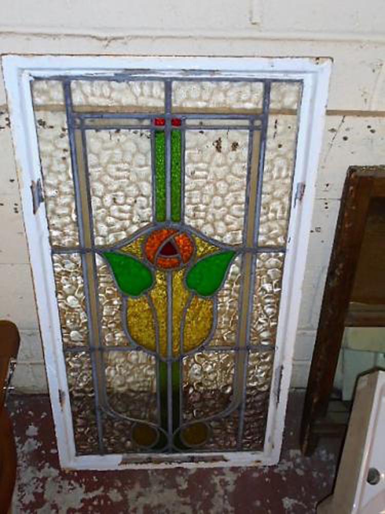 Stain Glass Window in Metal Frame
51 cm x 93 cm