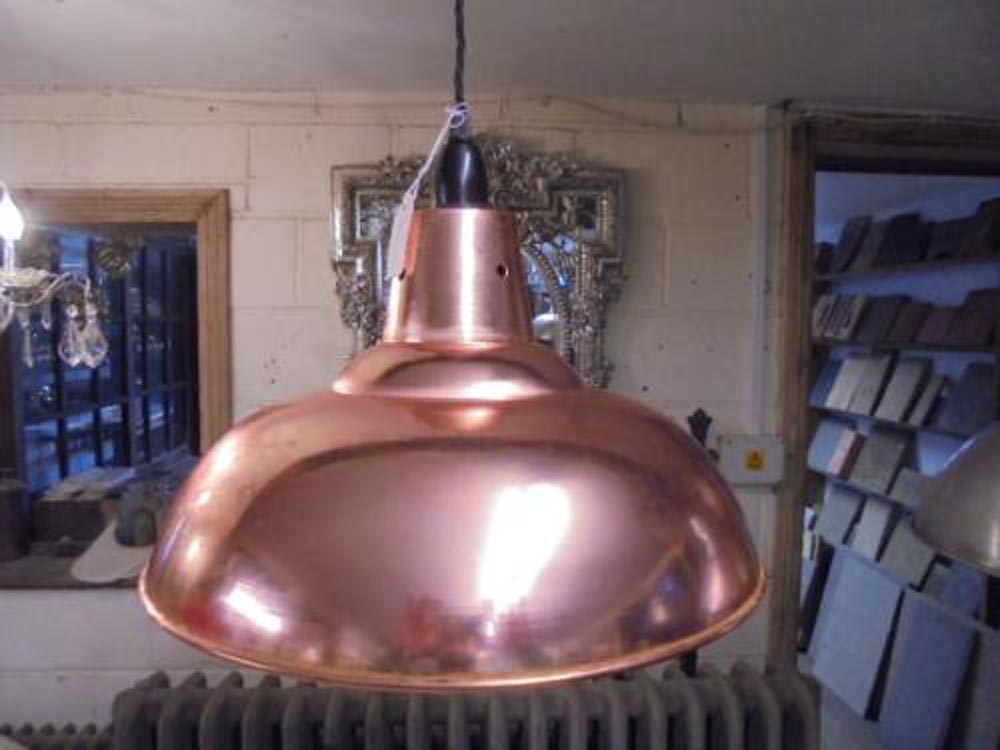 Polished Copper Pendant light
350 mm wide