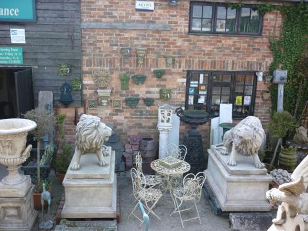 Lions On Plinths 