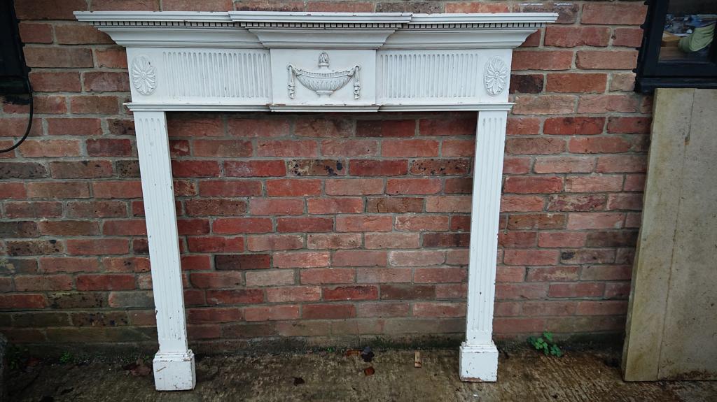 <p>Reclaimed timber surround in Regency style.
